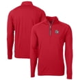 thumbnail image 1 of Men's Cutter & Buck  Red San Antonio Missions Adapt Eco Knit Stretch Recycled Quarter-Zip Pullover, 1 of 3