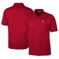 thumbnail image 1 of Men's Cutter & Buck  Red Scranton Wilkes-Barre RailRiders Advantage Tri-Blend Space Dye Polo, 1 of 3