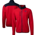 thumbnail image 1 of Men's Cutter & Buck  Red Washington Commanders Big & Tall Cascade Eco Sherpa Fleece Full-Zip Jacket, 1 of 3