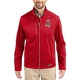 thumbnail image 1 of Men's Cutter & Buck Red Washington State Cougars Evoke Eco Softshell Recycled Full-Zip Jacket, 1 of 2