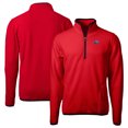 thumbnail image 1 of Men's Cutter & Buck  Red West Michigan Whitecaps Cascade Eco Sherpa Fleece Quarter-Zip Jacket, 1 of 3
