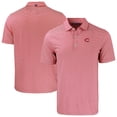 thumbnail image 1 of Men's Cutter & Buck Red/White Cincinnati Reds Forge Eco Double Stripe Stretch Recycled Polo, 1 of 3