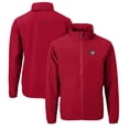 thumbnail image 1 of Men's Cutter & Buck Red Winston-Salem State Rams Charter Eco Recycled Full-Zip Jacket, 1 of 3