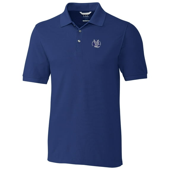 Men's Cutter & Buck Royal Air Force Falcons Big & Tall College Vault Advantage DryTec Tri-Blend Polo