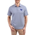 thumbnail image 1 of Men's Cutter & Buck  Royal Air Force Falcons Virtue Eco Pique Stripe Recycled DryTec Polo, 1 of 2