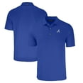 thumbnail image 1 of Men's Cutter & Buck Royal Atlanta Braves Forge Eco Stretch Recycled Polo, 1 of 3