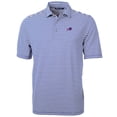 thumbnail image 1 of Men's Cutter & Buck Royal Buffalo Bills Big & Tall Virtue Eco Pique Stripe Recycled Polo, 1 of 1