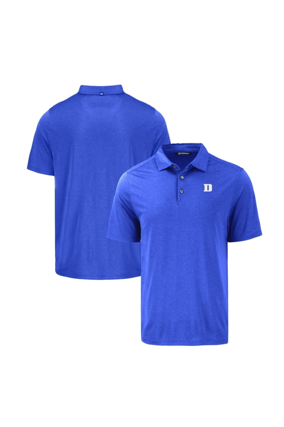 Men's Cutter & Buck Royal Duke Blue Devils Coastline Epic Comfort Eco Recycled Polo