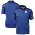 thumbnail image 1 of Men's Cutter & Buck Royal Duke Blue Devils DryTec Virtue Eco Pique Micro Stripe Recycled Polo, 1 of 3