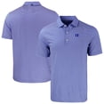 thumbnail image 1 of Men's Cutter & Buck Royal Duke Blue Devils Forge Eco Double Stripe Stretch Recycled Polo, 1 of 3