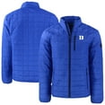 thumbnail image 1 of Men's Cutter & Buck  Royal Duke Blue Devils Rainier PrimaLoft- Insulated Full-Zip Hoodie Puffer Jacket, 1 of 3
