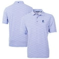 thumbnail image 1 of Men's Cutter & Buck Royal Duke Blue Devils Virtue Eco Pique Botanical Print Recycled DryTec Polo, 1 of 3