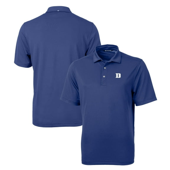 Men's Cutter & Buck Royal Duke Blue Devils Virtue Eco Pique Recycled DryTec Polo