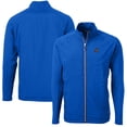 thumbnail image 1 of Men's Cutter & Buck Royal Florida Gators Adapt Eco Knit Hybrid Recycled Big & Tall Full-Zip Jacket, 1 of 3