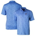 thumbnail image 1 of Men's Cutter & Buck Royal Florida Gators Pike Constellation Stretch Polo, 1 of 3