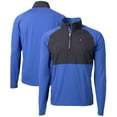 thumbnail image 1 of Men's Cutter & Buck Royal Florida Gators Swinging Gator Adapt Eco Knit Hybrid Recycled Quarter-Zip Pullover Top, 1 of 3