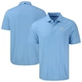 thumbnail image 1 of Men's Cutter & Buck Royal Kansas City Royals Forge Eco Fine Line Stripe Polo, 1 of 3