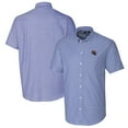 thumbnail image 1 of Men's Cutter & Buck  Royal Los Angeles Rams Helmet Short Sleeve Stretch Oxford Button-Down Shirt, 1 of 3