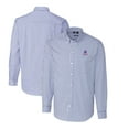 thumbnail image 1 of Men's Cutter & Buck Royal New England Patriots Throwback Logo Easy Care Stretch Gingham Long Sleeve Button-Down Shirt, 1 of 3