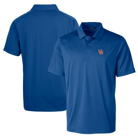 Men's Cutter & Buck Royal Ole Miss Rebels Team Logo Big & Tall Prospect Textured Stretch Polo