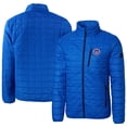 thumbnail image 1 of Men's Cutter & Buck Royal South Bend Cubs Rainier PrimaLoft Eco Insulated Full-Zip Puffer Jacket, 1 of 3