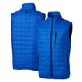 thumbnail image 1 of Men's Cutter & Buck Royal Tulsa Drillers Rainier PrimaLoft Eco Insulated Full-Zip Puffer Vest, 1 of 3