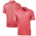 thumbnail image 1 of Men's Cutter & Buck Scarlet Nebraska Huskers Big & Tall Pike Banner Print Polo, 1 of 3
