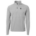 thumbnail image 1 of Men's Cutter & Buck Silver South Carolina Gamecocks Adapt Eco Knit Hybrid Recycled Quarter-Zip Pullover Top, 1 of 1
