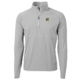 thumbnail image 1 of Men's Cutter & Buck Silver Wichita State Shockers Adapt Eco Knit Hybrid Recycled Quarter-Zip Pullover Top, 1 of 1