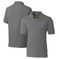 thumbnail image 1 of Men's Cutter & Buck Steel Air Force Falcons Vault Advantage Tri-Blend Pique Big & Tall Polo, 1 of 3