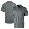 thumbnail image 1 of Men's Cutter & Buck Steel Alabama Crimson Tide Team Logo Big & Tall Prospect Textured Stretch Polo, 1 of 3