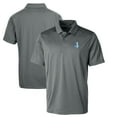 thumbnail image 1 of Men's Cutter & Buck Steel Detroit Lions Throwback Logo Prospect Textured Stretch Polo, 1 of 3