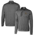 thumbnail image 1 of Men's Cutter & Buck Steel Grambling Tigers Vault Big & Tall Stealth Quarter-Zip Pullover Top, 1 of 3
