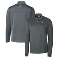 thumbnail image 1 of Men's Cutter & Buck Steel Illinois Fighting Illini Traverse Stripe Quarter-Zip Pullover Top, 1 of 3