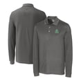 thumbnail image 1 of Men's Cutter & Buck Steel Marshall Thundering Herd Advantage Tri-Blend Pique Long Sleeve Polo, 1 of 3