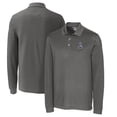 thumbnail image 1 of Men's Cutter & Buck Steel Northern Arizona Lumberjacks Vault Advantage Tri-Blend Pique Big & Tall Long Sleeve Polo, 1 of 3
