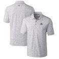 thumbnail image 1 of Men's Cutter & Buck Steel Northwestern Wildcats Advantage Space Dye Tri-Blend Polo, 1 of 3