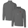 thumbnail image 1 of Men's Cutter & Buck Steel Ole Miss Rebels Traverse Stretch Quarter Zip-Pullover Top, 1 of 3