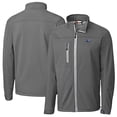 thumbnail image 1 of Men's Cutter & Buck  Steel West Michigan Whitecaps  Clique Telemark Eco Stretch Softshell Full-Zip Jacket, 1 of 3