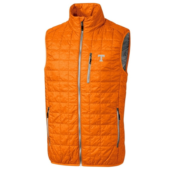 Men's Cutter & Buck Tennessee Orange Tennessee Volunteers Rainier Full-Zip Vest