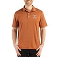 thumbnail image 1 of Men's Cutter & Buck Texas Orange Texas Longhorns Alumni Forge Eco Fine Line Stripe Stretch Recycled DryTec Polo, 1 of 2