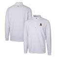 thumbnail image 1 of Men's Cutter & Buck White Alabama Crimson Tide Traverse Stretch Quarter Zip-Pullover Top, 1 of 3