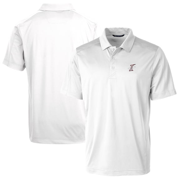 Men's Cutter & Buck White Albuquerque Isotopes Big & Tall Prospect Textured Stretch Polo