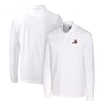 thumbnail image 1 of Men's Cutter & Buck White Arizona State Sun Devils Advantage Tri-Blend Pique Long Sleeve Polo, 1 of 3