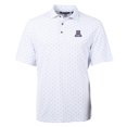 thumbnail image 1 of Men's Cutter & Buck White Arizona Wildcats Virtue Eco Pique Tile Print Polo, 1 of 1