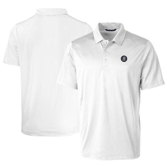 Men's Cutter & Buck White Baltimore Orioles City Connect Prospect Textured Stretch Polo