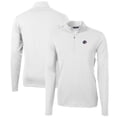 thumbnail image 1 of Men's Cutter & Buck White Boise State Broncos Big & Tall Virtue Eco Pique Recycled Quarter-Zip Pullover Top, 1 of 3