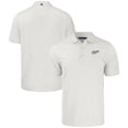 thumbnail image 1 of Men's Cutter & Buck  White Dayton Flyers Vault Pike Eco Symmetry Print Stretch Recycled Polo, 1 of 3