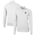 thumbnail image 1 of Men's Cutter & Buck White Drexel Dragons Big & Tall Virtue Eco Pique Recycled Quarter-Zip Pullover Top, 1 of 3