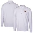 thumbnail image 1 of Men's Cutter & Buck White El Paso Chihuahuas Traverse Stretch Quarter-Zip Pullover Top, 1 of 3